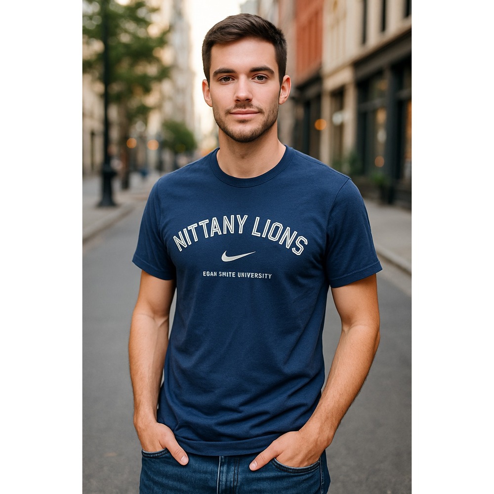 NIKE Men's Nittany Lions Graphic Tee‎ – Size XL – Official College Sportswear